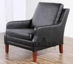 luxury black classic leather leisure chair furniture,#2058