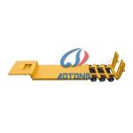 Detachable Gooseneck Lowboy Truck Trailers for Heavy Equipment Machinery