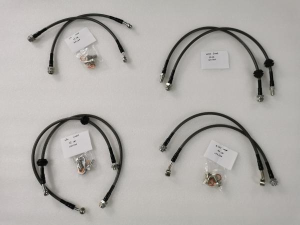 Buy cheap W205 I30 Car Brake Line Convex Nozzle Flexible Steel Braided from wholesalers