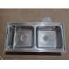 Buy cheap Big Size Equal Bowl Kitchen Stainless Steel Double Bowl Sink from wholesalers