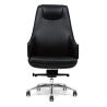Buy cheap Aluminum Base High Back Leather Executive Chair Lock At 3 Positions from wholesalers