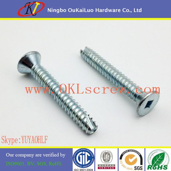 Buy cheap Square Flat Head Type 25 Thread Cutting Self Tapping Screws from wholesalers