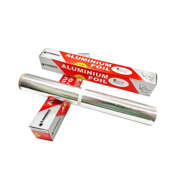 Buy cheap 30 Micron Aluminum Foil Roll Paper 10m With Lubricated Surface For Food Packaging from wholesalers
