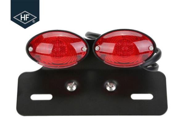 5 Wire Led Aftermarket Motorcycle Lights Rear Stop Brake PlateTaillights For
