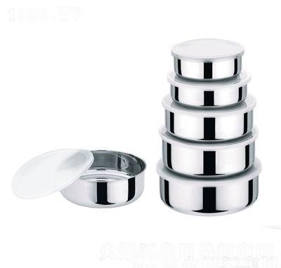 Buy cheap 5 PCS STAINLESS STEEL FOOD STORAGE CONTAINERS MIXING BOWLS SET WITH LIDS from wholesalers