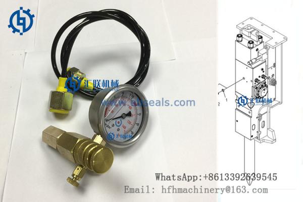 Buy cheap Teisaku Hydraulic Breaker Spare Parts Nitrogen Accumulator Charging Kit TR210 from wholesalers