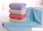 Dye Yarn Terry Custom Microfiber Towels With Embroidered Logo