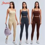 Women 3 Piece Seamless Yoga Wear Exercise Seamless Workout Sets
