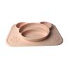 Buy cheap Customized Bear Shape Silicone Feeding Set Baby Plates Bpa Free from wholesalers
