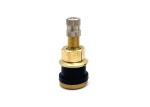 Brass Truck Tire Valve TR501 15.9mm Rim Holes With EPDM Grommet Straight