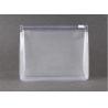 Buy cheap Matte Clear Cosmetic Bags Clothes Storage Zip Lock Reclosable Frost Packing Pouch from wholesalers