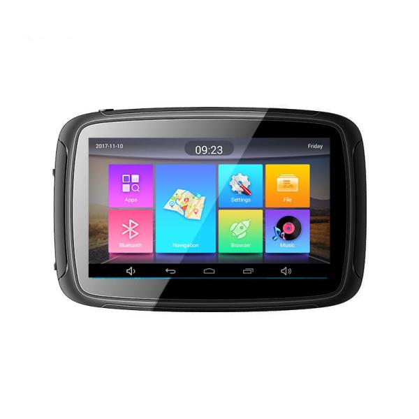 Buy cheap 1.3GHz 768M RAM 5 Inch Motorcycle GPS 16GB ROM Waterproof 3.7V from wholesalers