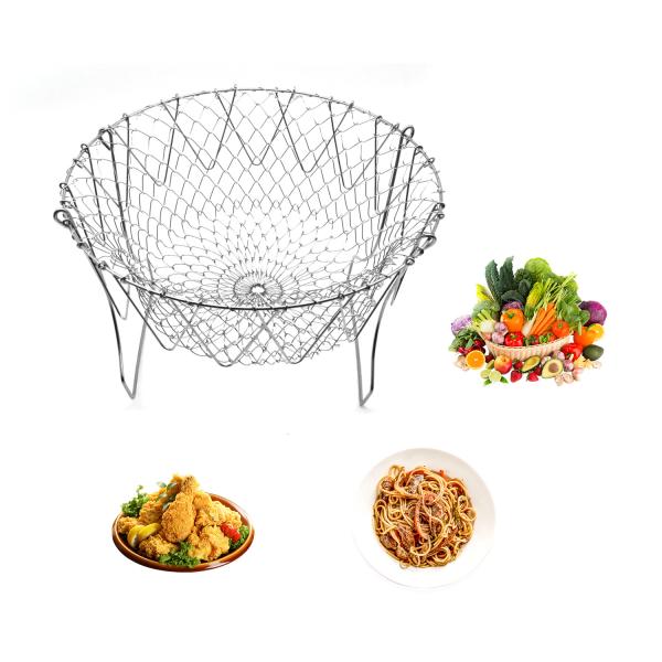 Buy cheap Neatening Stainless Steel Mesh Filter Baskets Tea 23cm from wholesalers