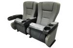 2mm Foot Rest Commercial Theater Chairs With Cup Holder Drinks Popcorn