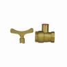 Buy cheap Forged CW617N Brass Ball Valves 1/2 Inch To 4 Inch Butterfly Handle Ball Valve from wholesalers