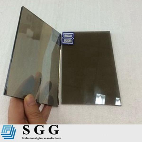 Buy cheap Top quality 4mm light grey reflective glass sheet from wholesalers
