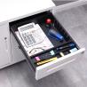 Buy cheap Cold Rolled Steel Rolling Door Storage Cabinet With 3 Drawers Mobile Pedestal from wholesalers