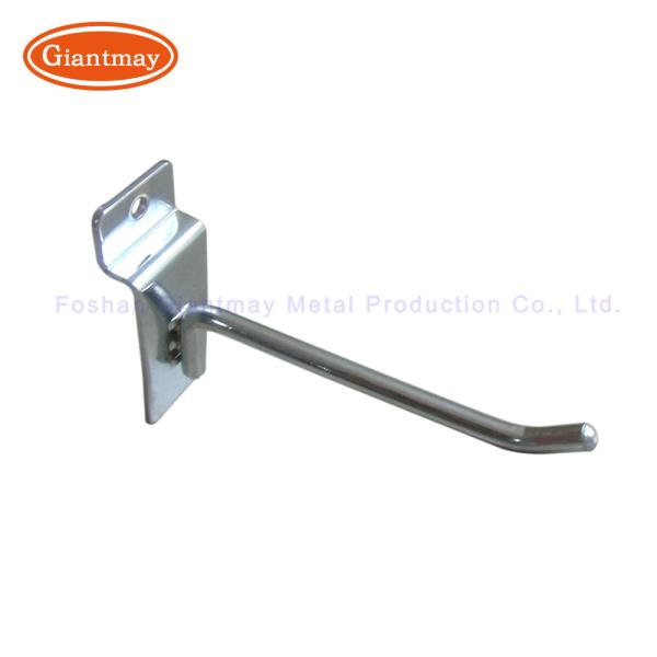 Buy cheap Metal Chrome Single Slatwall Display Shop Store Slat Wall Hook from wholesalers