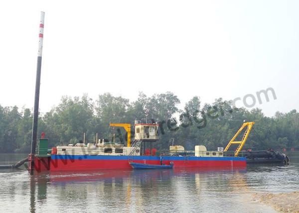 Buy cheap Energy Saving Hydraulic System Sand Suction Dredger 14 Inch Cummins Engine from wholesalers