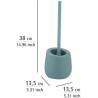 Buy cheap Ø 7.5 Cm Ceramic Silicone Toilet Brush With A Matt Surface , Incl from wholesalers