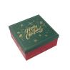 Buy cheap Red Cardboard Christmas Gift Box With Lid And Base For Wholesale And Retail from wholesalers