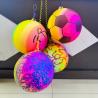 Buy cheap Toy Market 10" Neon Rainbow Ball with Keyring Customized LOGO from wholesalers