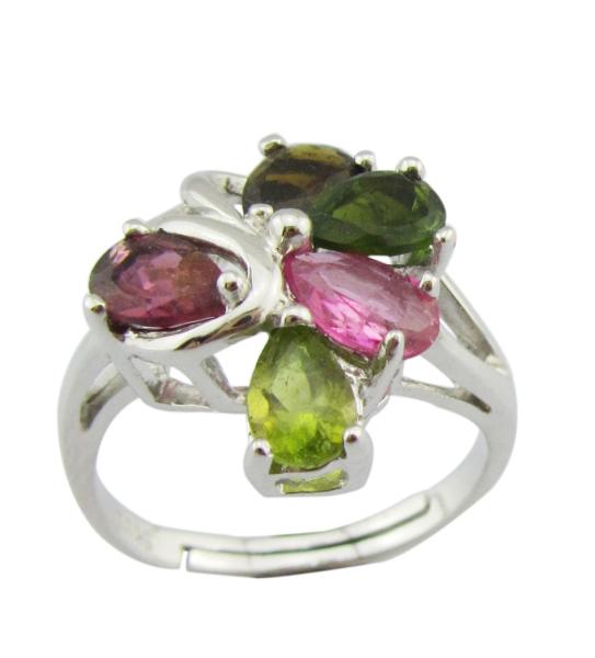 Buy cheap 925 Silver Handmade Gemstone Rings Stunning Rhodium Plating Lightweight And Elegant from wholesalers