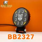 Universal Metal White Yellow Dual Color Motorcycle LED Headlight Car Work Light