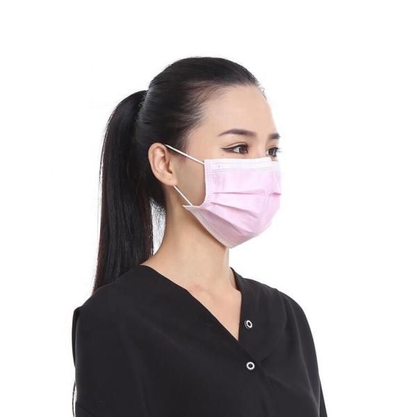 Buy cheap Breathable Disposable Face Mask 3ply Non Woven Earloop Mask Anti Pollution from wholesalers