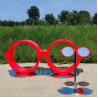 Buy cheap Red Painted Metal Sculpture , Stainless Steel Glasses Sculpture For Monumental from wholesalers