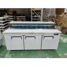 Buy cheap American Type Salad Counter Table Commercial Sandwich / Salad Refrigerator Stainless Steel Kitchen Equipment from wholesalers