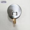 Buy cheap Customized Stainless Steel Manometer Bourdon Pressure Gauge Brass Thread from wholesalers