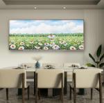 Abstract Palette Knife Oil Painting For Living Room Wall Art