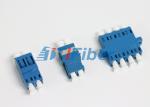 Quad LC Single Mode Fiber Optic Connector Adapters For Telecommunication