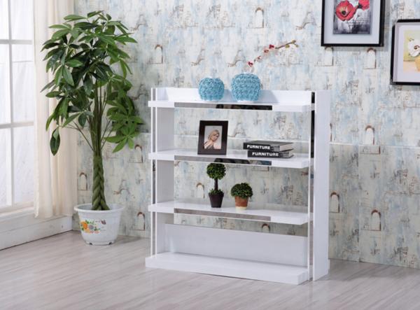 Buy cheap European Style 4 Tier Wooden Shelf / MDF 4 Shelf Storage Unit 1200mm Length from wholesalers
