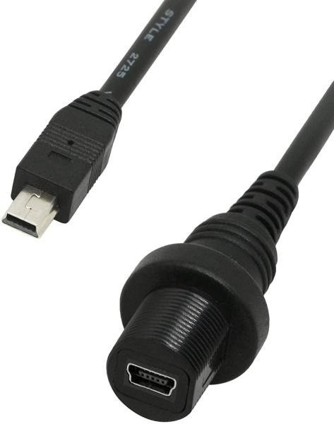 Buy cheap Waterproof LVDS Cable Assembly Flush Extension Cable USB Panel Mount from wholesalers