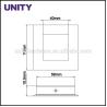 Buy cheap Stainless Steel Flush Bolt Door Accessories for Fire Door Easy Installation Different Length Option from wholesalers