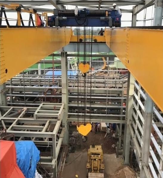 Buy cheap European Model CXTD 20T Double Girder EOT Crane With Trolley Hoist from wholesalers