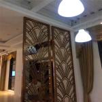 luxury stainless steel Screens & Room Dividers Type for Commercial Home Decor