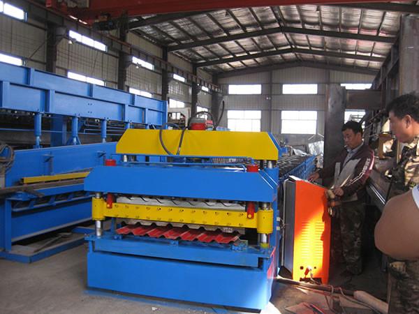 Buy cheap Double layer roof sheet forming machine Metal roof machine Roll forming machine from wholesalers