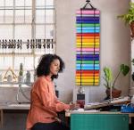 48 Rolls Wall-Mount Vinyl Storage Holder Vinyl Rolls Storage Organizer Rack