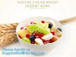 Wheat straw Compostable PLA eco-friendly biodegradable Disposable Large PLA PET