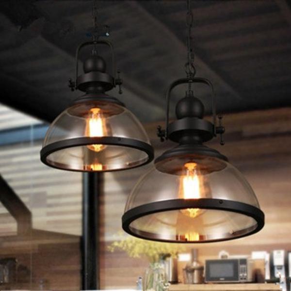 Buy cheap Vintage Industrial glass Pendant Lights Loft iron antique Hanging Lamp(WH-GP-89) from wholesalers