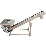 Heat Resistant U-Trough Spiral Feeder Conveyor For Food Industry