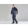 Buy cheap Dark Gray Heavy Duty Work Suit Work Wear Jackets And Pants With Zipper Closure from wholesalers