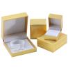 Buy cheap Wholesale manufacturing Luxury Jewellery Box Personalized Custom high end Necklace Bracelet Earrings Ring jewelry set Packaging cardboard paper yellow from wholesalers