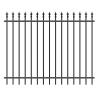 Buy cheap Outdoor Wrought Iron Steel Fence Metal Picket Galvanized Black 6ftx8ft from wholesalers