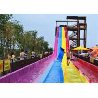 Buy cheap Excited Large Outdoor Rainbow Water Slide Weather Resistance product