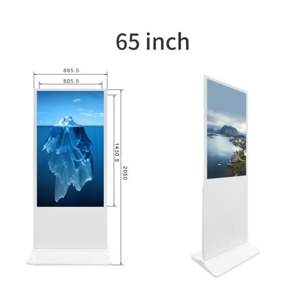 Buy cheap Floor Standing Digital Display 65 Inch With Capacitive Touch I3 For Hotel from wholesalers