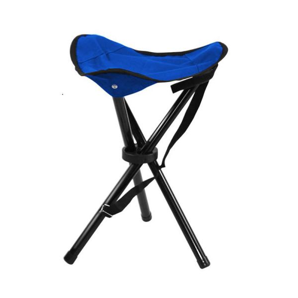 Buy cheap 38CM Stainless Steel Camping Outdoor Chairs Portable Fishing Three Leg Folding Chair from wholesalers